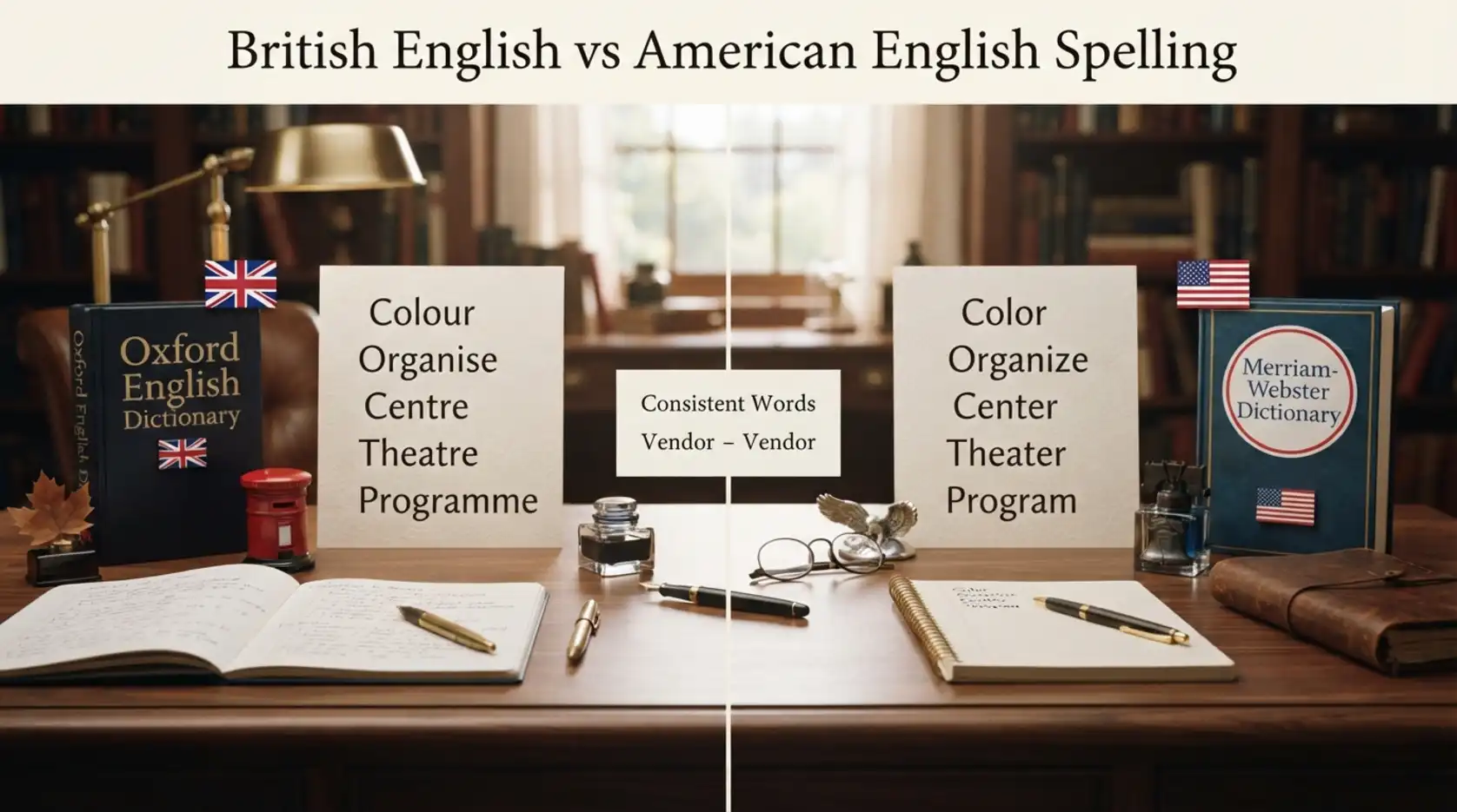 British English vs American English Spelling