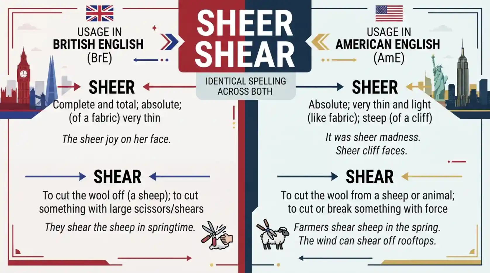 British English vs American English Spelling
