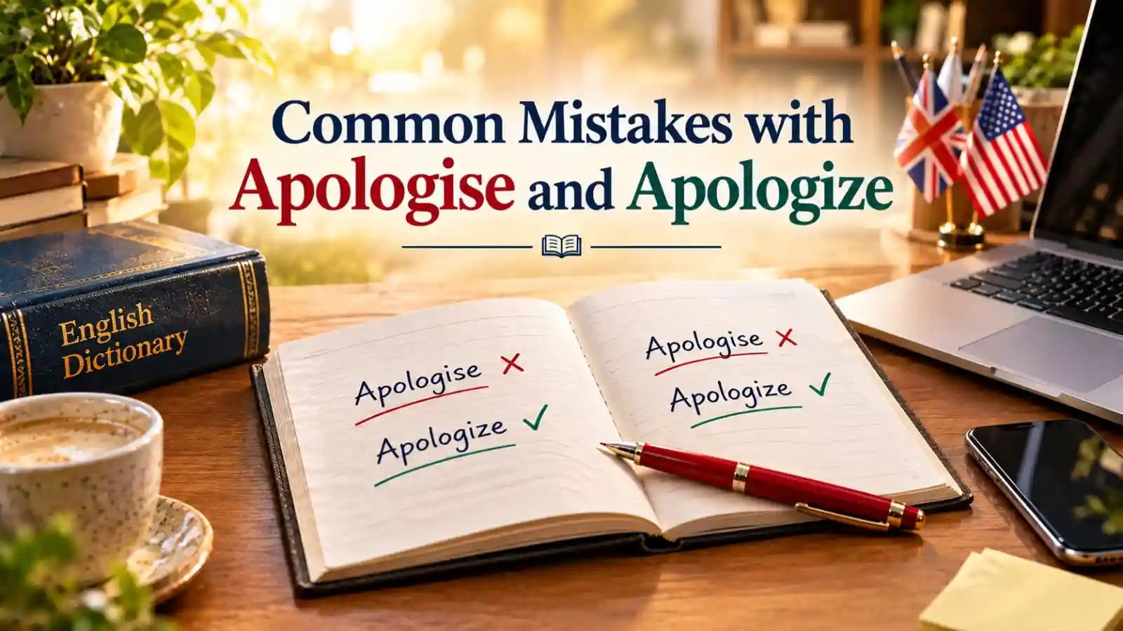Common Mistakes with Apologise and Apologize