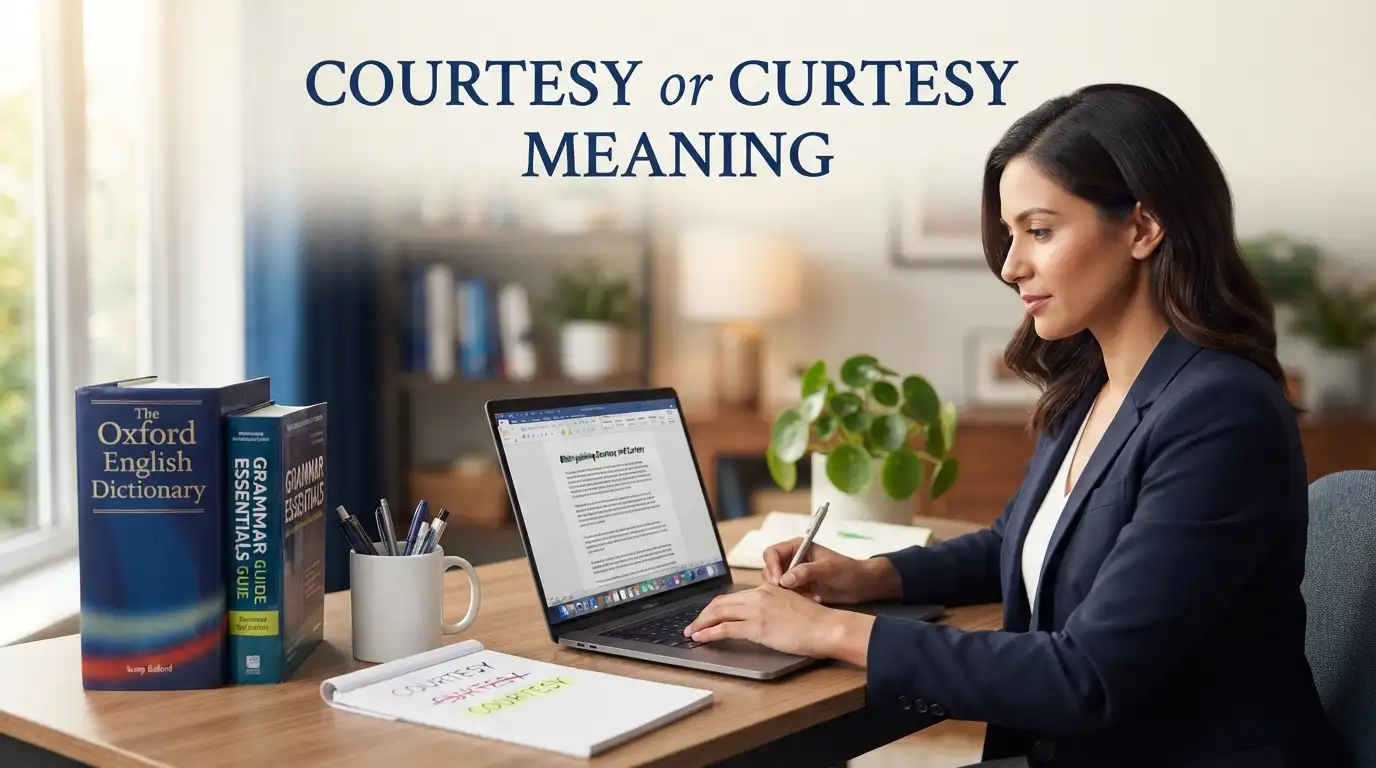Courtesy or Curtesy Meaning