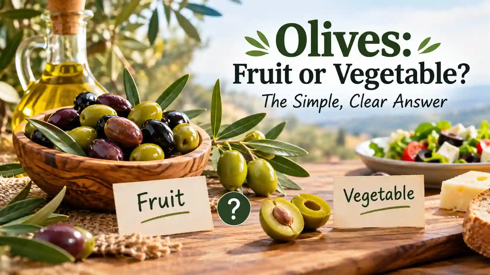 Olives Fruit or Vegetable