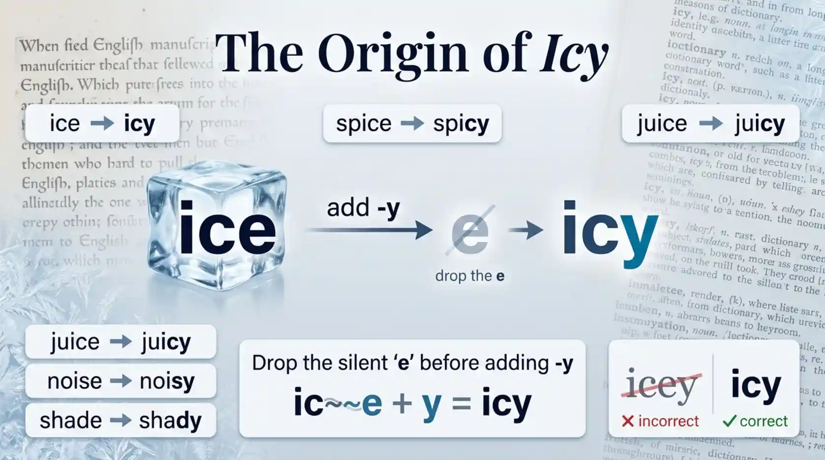 The Origin of Icey or Icy