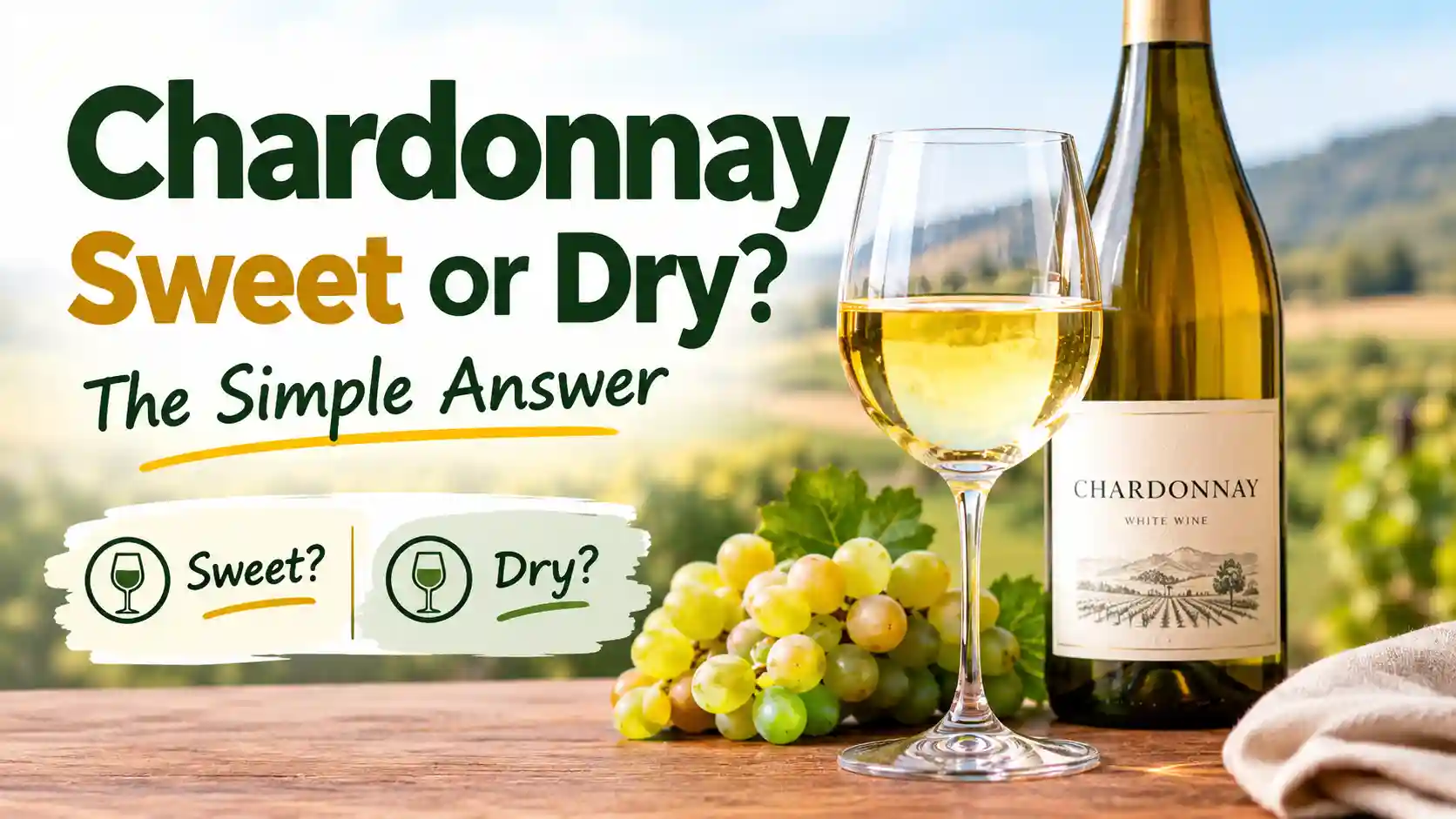 Chardonnay Sweet or Dry