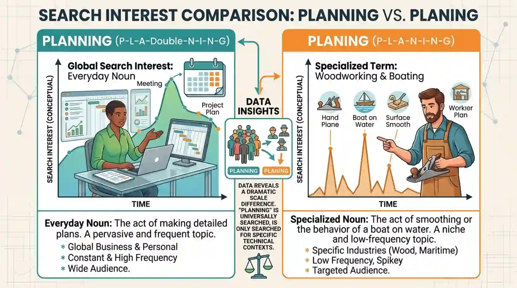  Planing or Planning  Google Trends and Usage Data